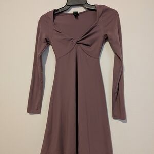Wild Fable Mauve Long Sleeve Dress